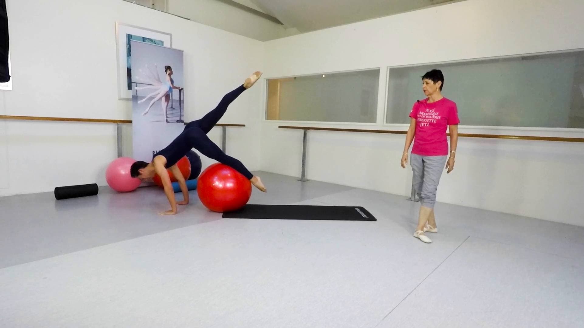 上身和penchée练习